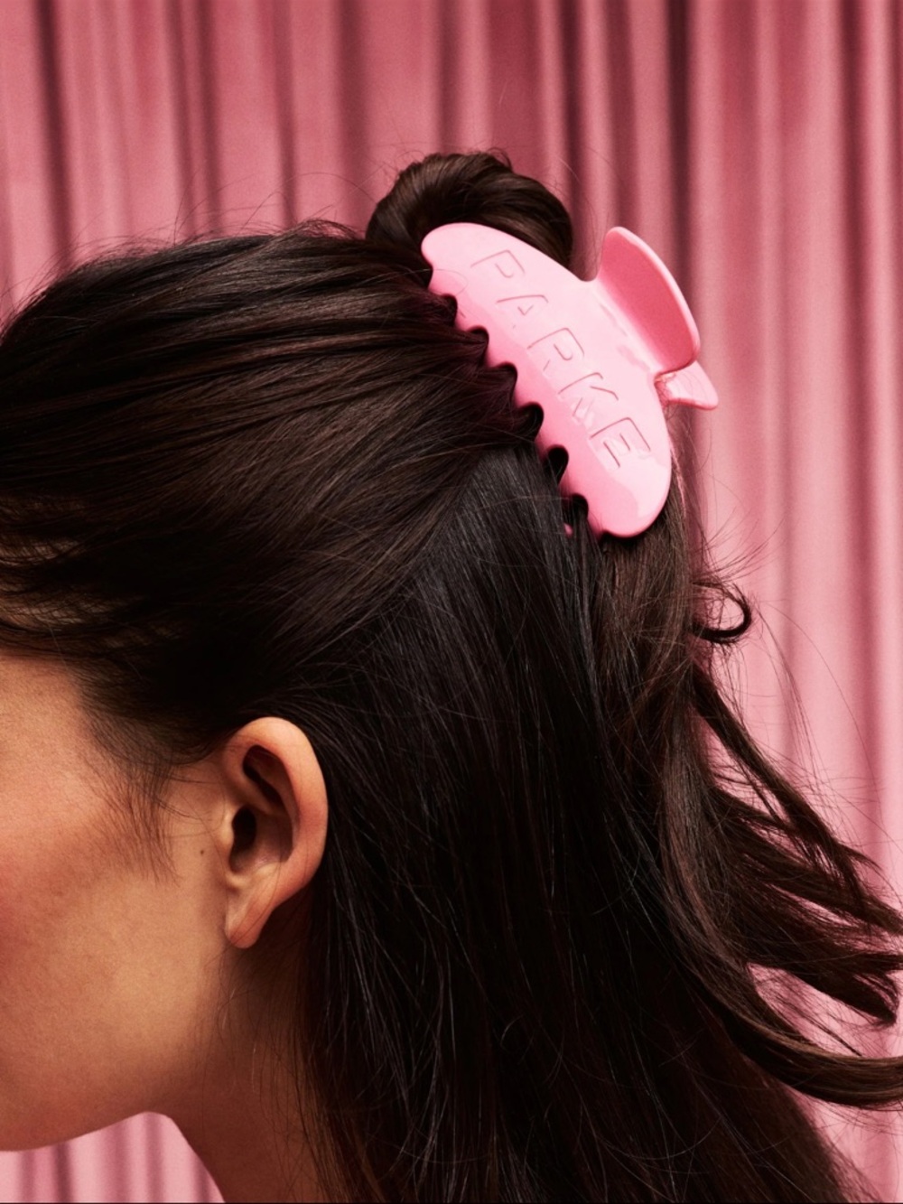 Parke Blush Peony Hair Claw- Valentines - Picture 2 of 4